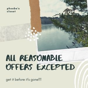 ALL REASONABLE OFFERS EXCEPTED 😍